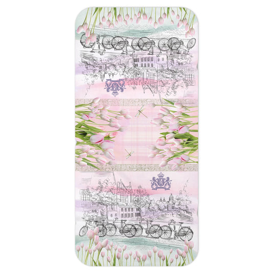 Blanket Scarf - The Amsterdam Canal & Tulip Heritage