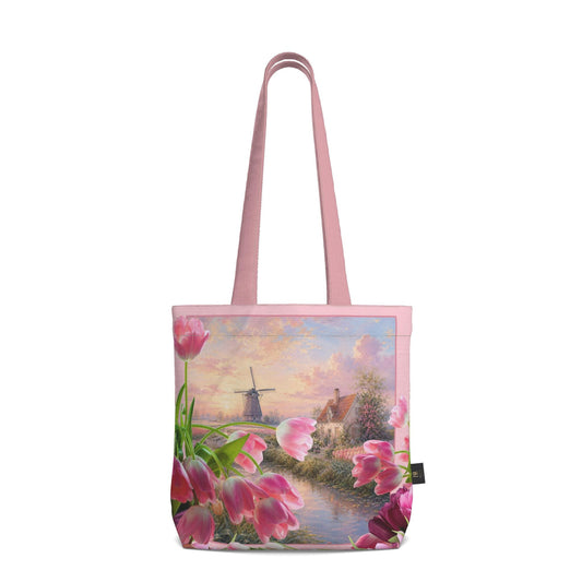 Everyday Tote Bag - Golden Horizon Tulips