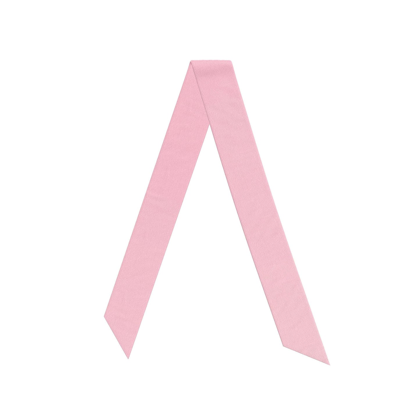 Handbag Scarf - Soft Blush Petal Silk Twilly