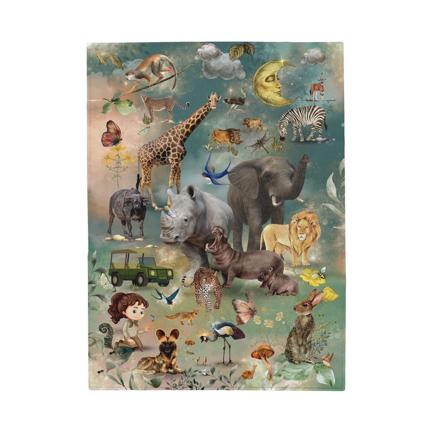 Kids Blanket - Sweet Dreams on Safari
