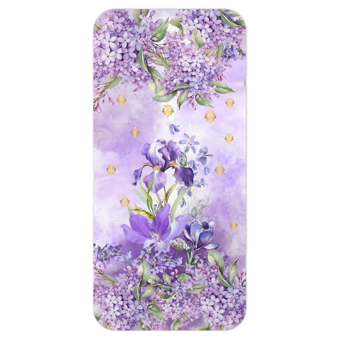 Blanket Scarf - Fleur de Lis & Iris