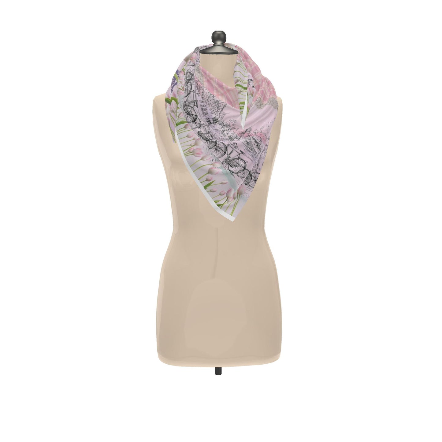 Scarf Wrap - Promenade & Blossom Symphony