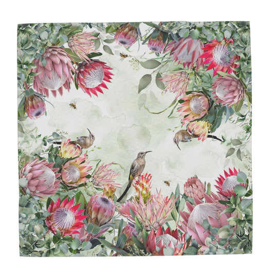 Scarf Wrap - Proteas & Sunbirds