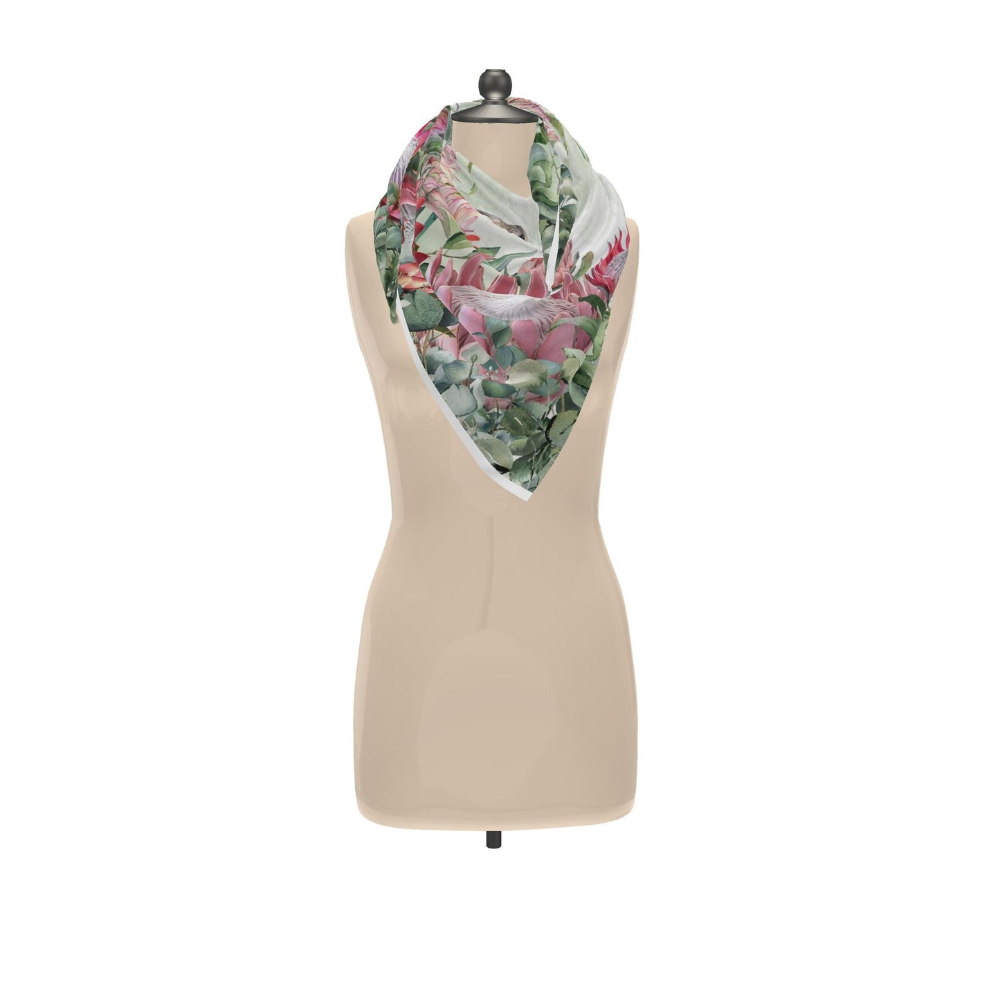 Scarf Wrap - Proteas & Sunbirds