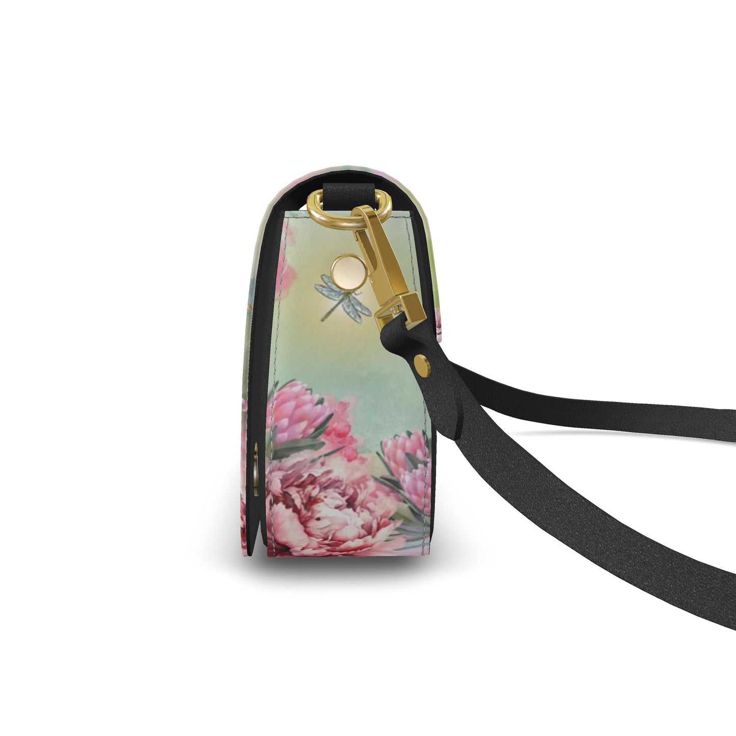 Crossbody Flap Bag - The Sovereign Leopard’s Garden