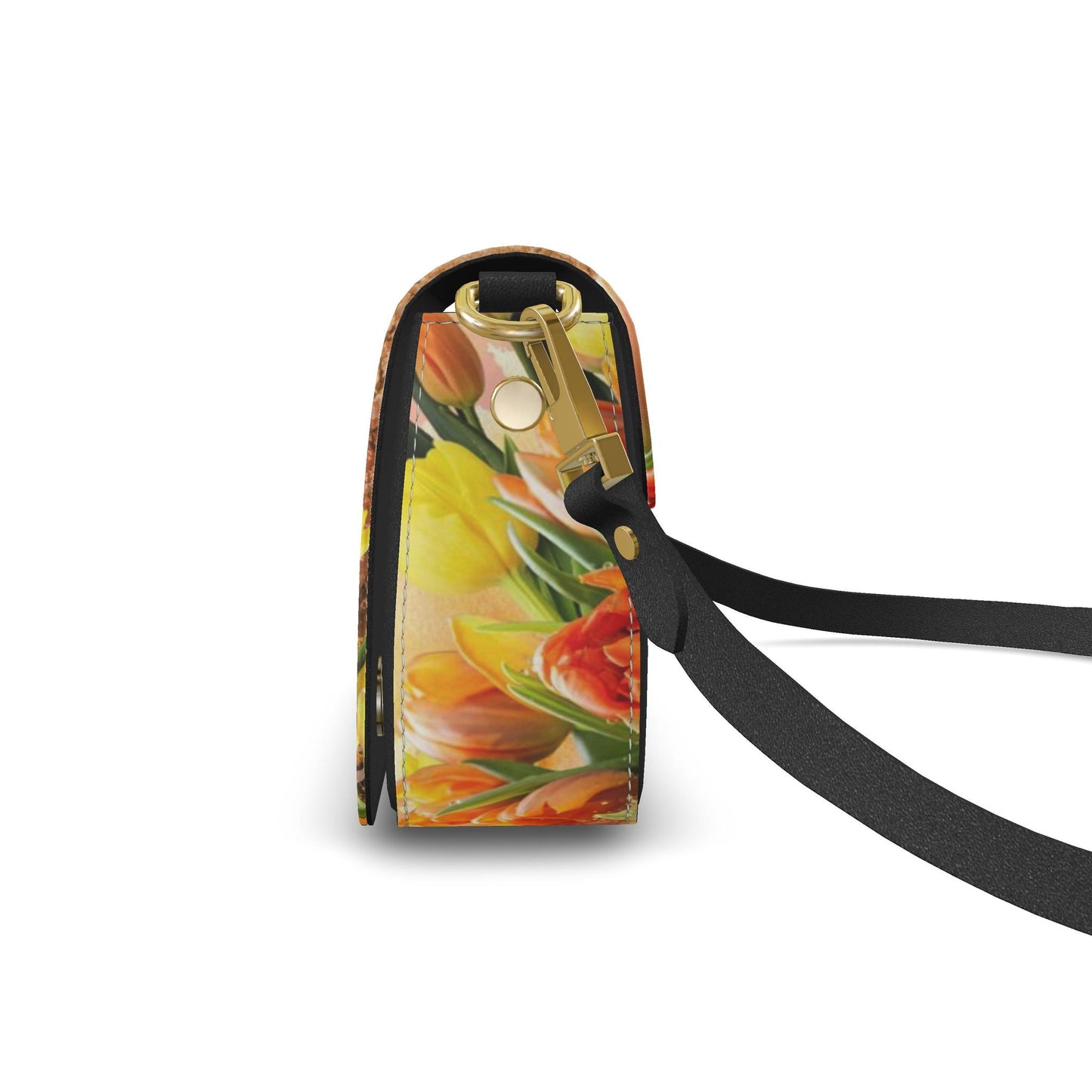 Crossbody Flap Bag - Golden Serenade