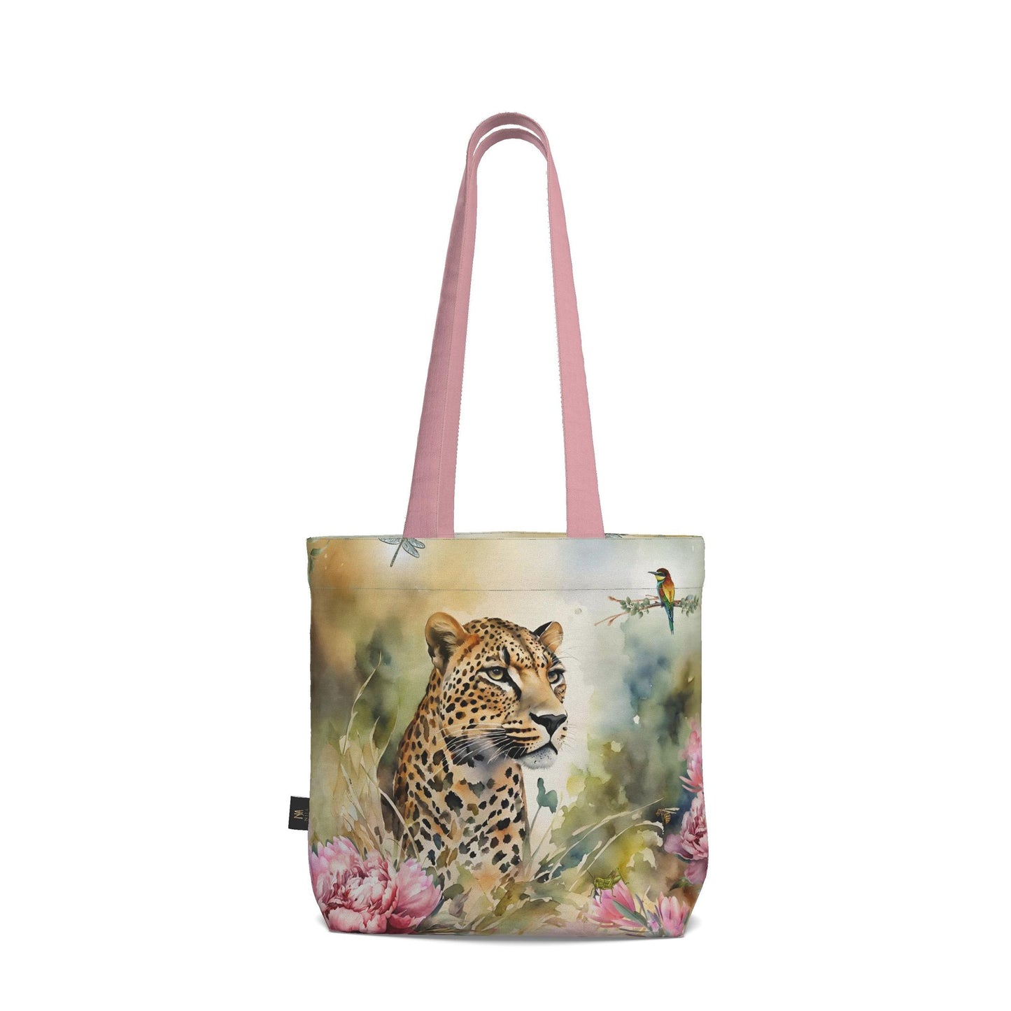 Everyday Tote Bag - Botanical Symphony of the Spotted Leopard