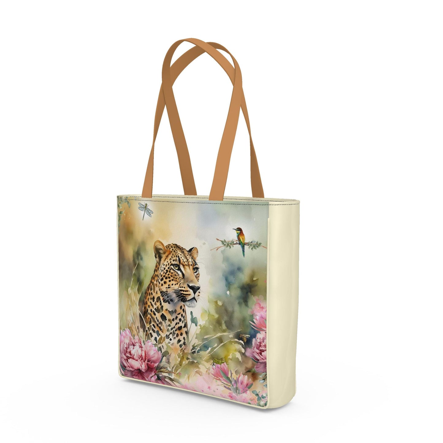 Shopper Bag - The Monarch's Wild SerenityBotanical Pageantry