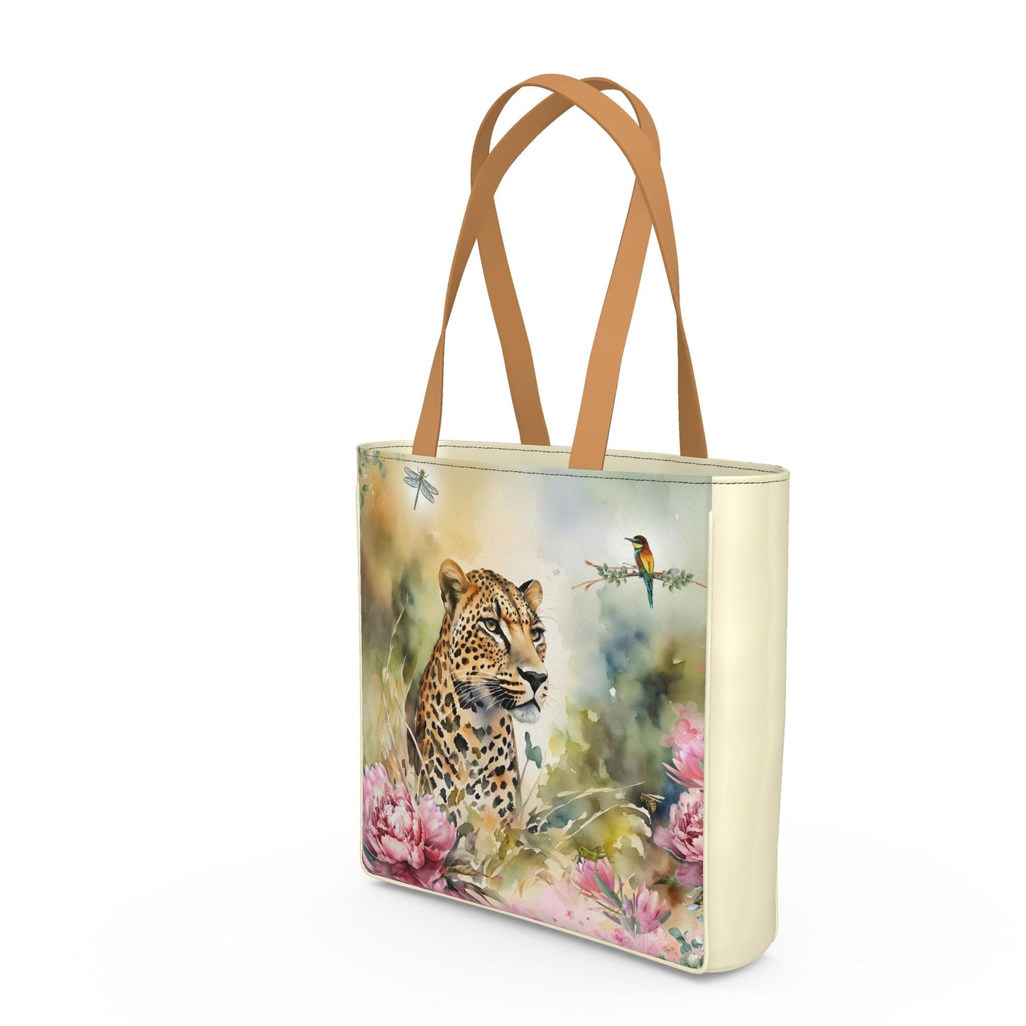 Shopper Bag - The Monarch's Wild SerenityBotanical Pageantry
