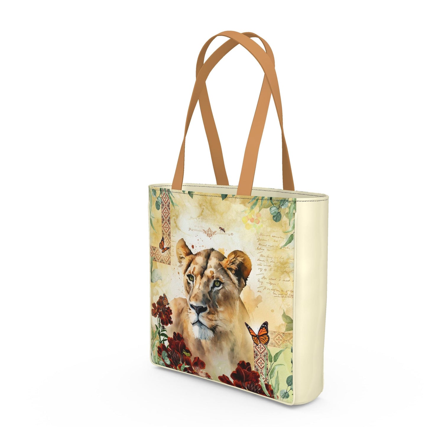 Shopper Bag - Regal Monarch & Wild Elegance