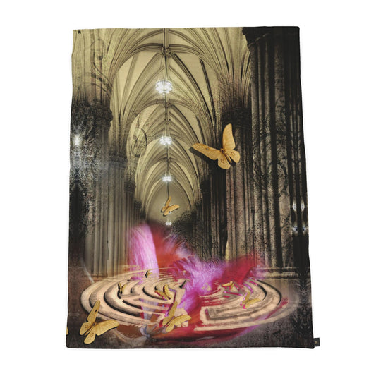 Luxury Cotton Throw - The Labyrinth