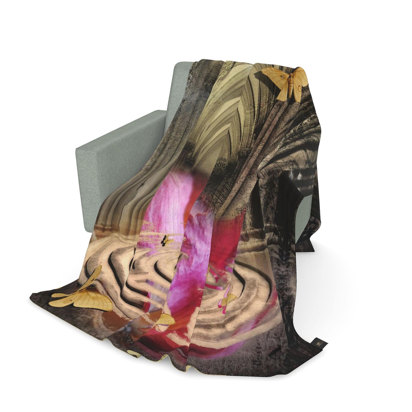 Luxury Cotton Throw - The Labyrinth
