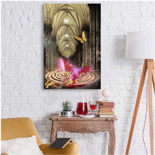 Metalen Print - The Labyrinth