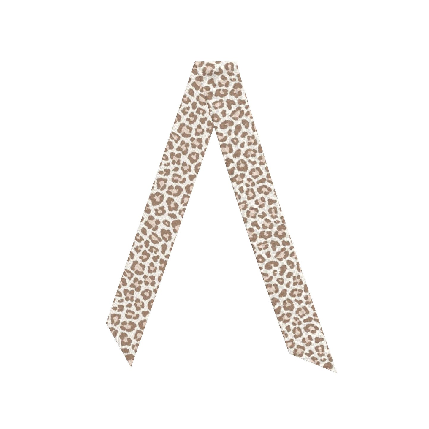 Handbag Scarf - Untamed Serengeti Leopard Silk Twilly