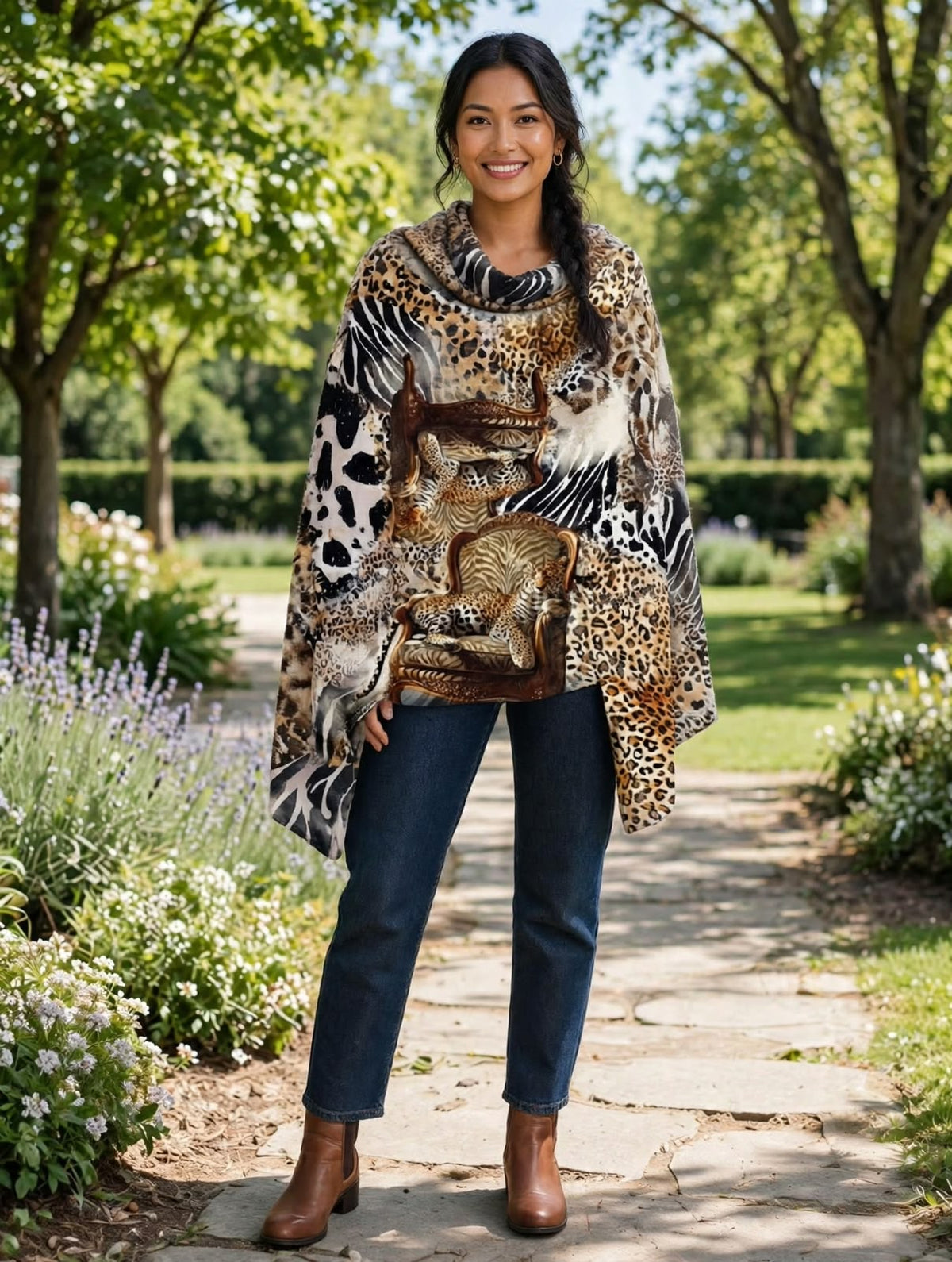 Blanket Scarf - Leopard Repertoire