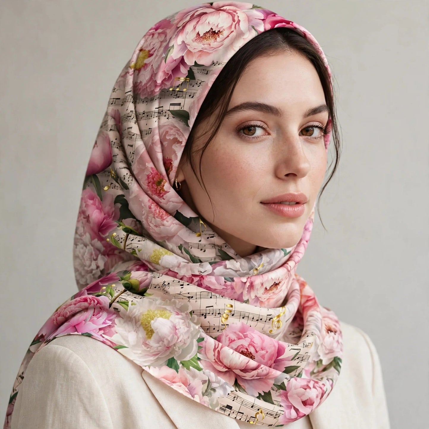 Scarf Wrap - Symphony of Blossoms