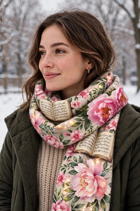 Blanket Scarf - Peony Sonata